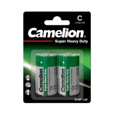 Camelion anglies-cinko elementai R14 44/1-R14B2 C 1.5V 2 vnt.