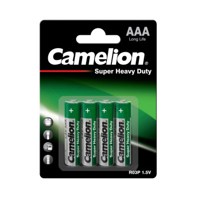 Camelion anglies-cinko elementai R03 44/1-R03B4 AAA 1.5V 4 vnt.