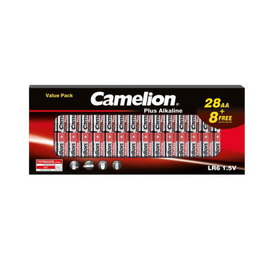 Camelion šarminiai elementai AA 44/1-LR06B36 1.5V 36 vnt.