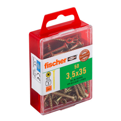 Fischer medsraigčiai FPF-SZ 61-653935 3,5 x 35 YZ 50 vnt.