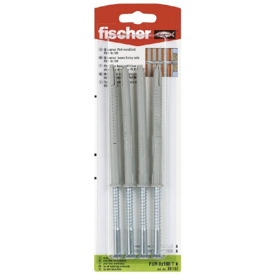 Fischer FUR rėminiai tvirtinimai 8x100 mm T 4 vnt.