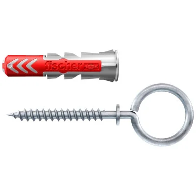 Fischer DUOPOWER kaištis su O formos kabliu 6x30 mm 4 vnt.