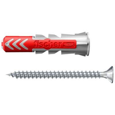 Fischer universalus dvikomponentis kaištis DuoPower 61-535460 8x40 S su varžtu 50 vnt.