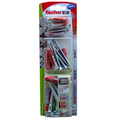 Fischer DUOPOWER kaiščių rinkinys 6/8/10 SK NV 18 vnt.
