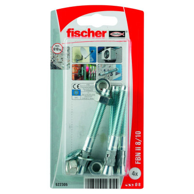 Fischer FBN II pleištinis ankeris 10/30 10x106 mm 4 vnt.