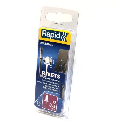 Rapid kniedės 4,8 x 16 mm 50 vnt.