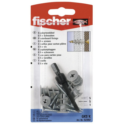 Fischer kaiščiai gipso kartonui GKS 61-343B 10x30 mm 5 vnt.