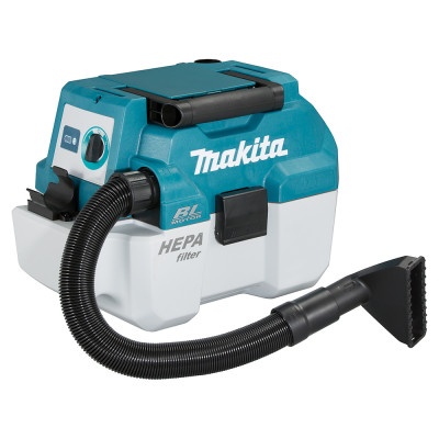 Makita akumuliatorinis dulkių siurblys DVC750LZX3 — be akumuliatoriaus ir įkroviklio