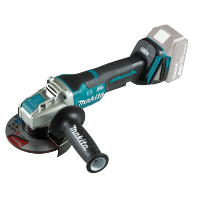 Makita akumuliatorinis kampinis šlifuoklis DGA520ZX1 – be akumuliatoriaus ir įkroviklio