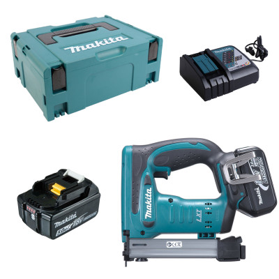 Makita akumuliatorinė kabiakalė DST221RTJ, 2× 5,0 Ah, su lagaminu