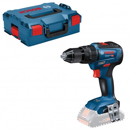 Akumuliatorinis smūginis suktuvas-gręžtuvas Bosch GSB 18V-55, 18 V + lagaminas (be akumuliatoriaus ir įkroviklio)