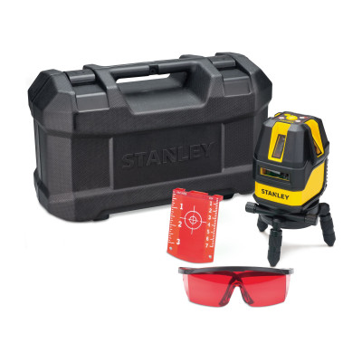 Stanley STHT77514-1 Multi-Line 4V1H raudonas linijinis lazerinis nivelyras