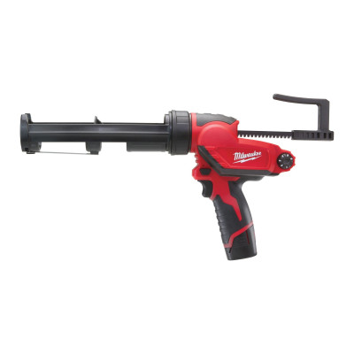 Akumuliatorinio sandarinimo pistoleto Milwaukee M12 PCG/310C-201B rinkinys, 12 V, 310 ml, 1 x 2 Ah, įkroviklis + krepšys