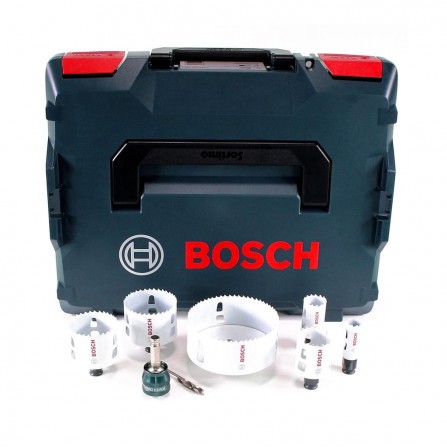 Bosch skylių grąžtų rinkinys medienai ir metalui, 8 vnt., 20-114 mm