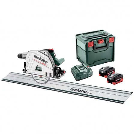 Akumuliatorinio diskinio pjūklo Metabo KT 18 LTX 66 BL (691172810) rinkinys, 18 V, 2 x 8 Ah, įkroviklis, liniuotė, lagaminas
